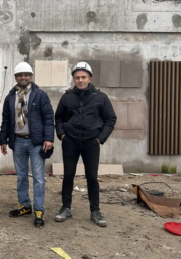 Équipe C.E.T.P sur un chantier en Île-de-France
